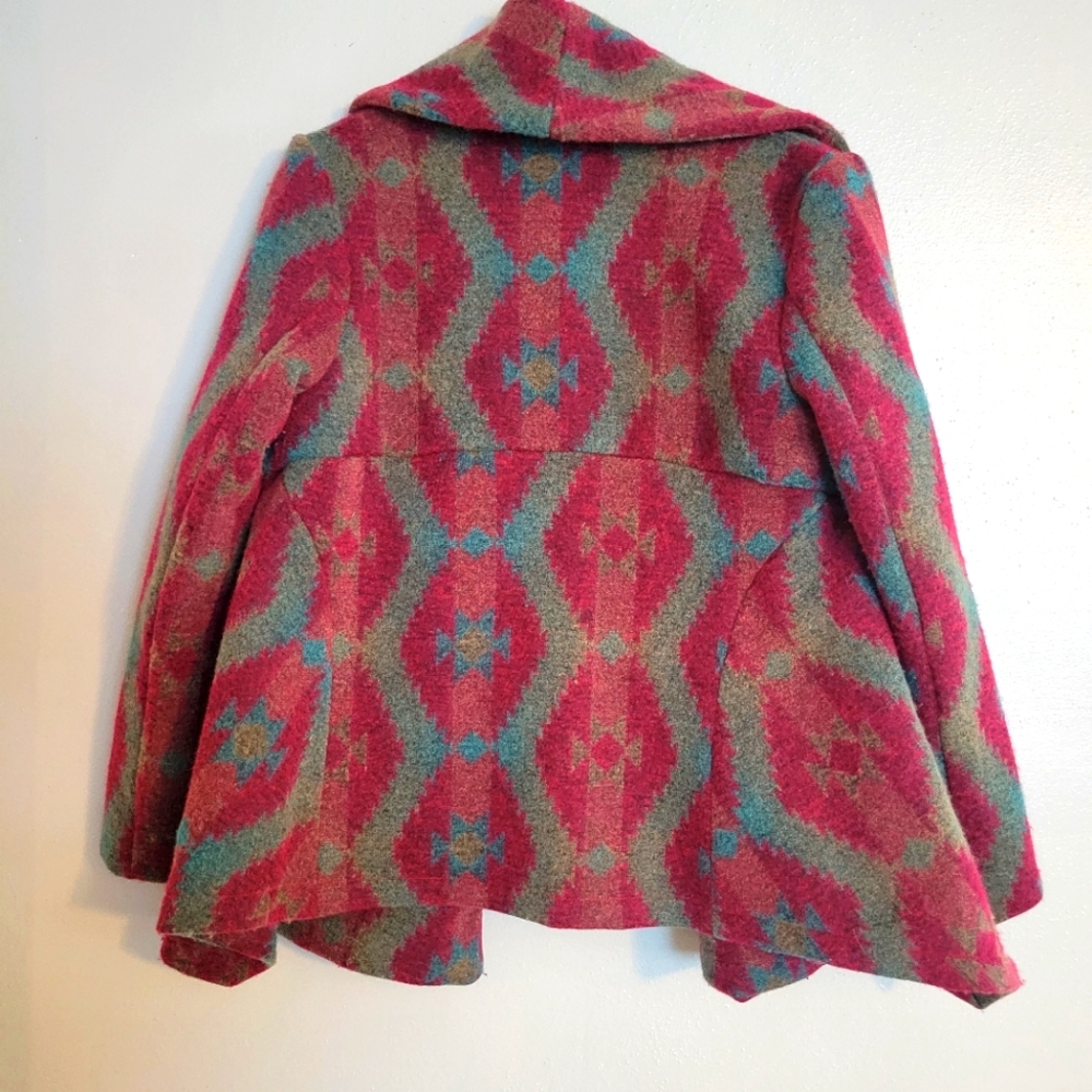 Women's Multicolor Patterned Jacket - image 2